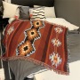 Amazon Bohemian Blanket Sofa Blanket,Decorative Blanket Ethnic Navajo Indian Rug Cover Blanket#