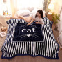 Cute Warm Blankets Winter Fluffy Nap Beds Sofa Blanket Flannel Throw Blanket/