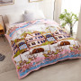 Cute Warm Blankets Winter Fluffy Nap Beds Sofa Blanket Flannel Throw Blanket/