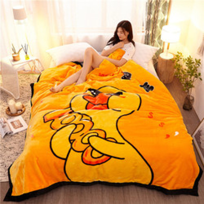 Cute Warm Blankets Winter Fluffy Nap Beds Sofa Blanket Flannel Throw Blanket/