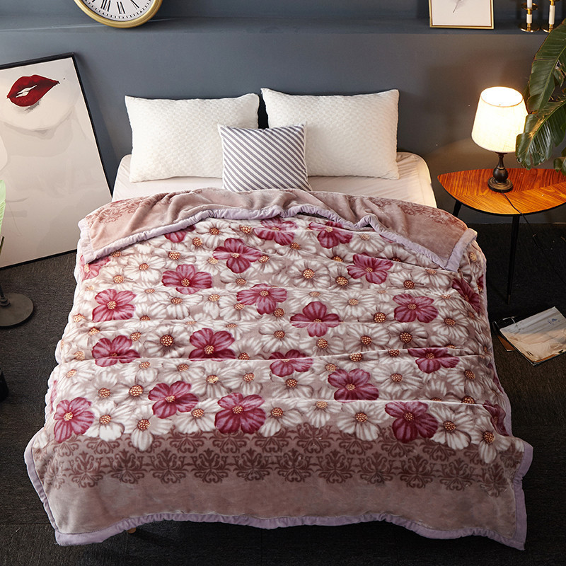 Cute Warm Blankets Winter Fluffy Nap Beds Sofa Blanket Flannel Throw Blanket/