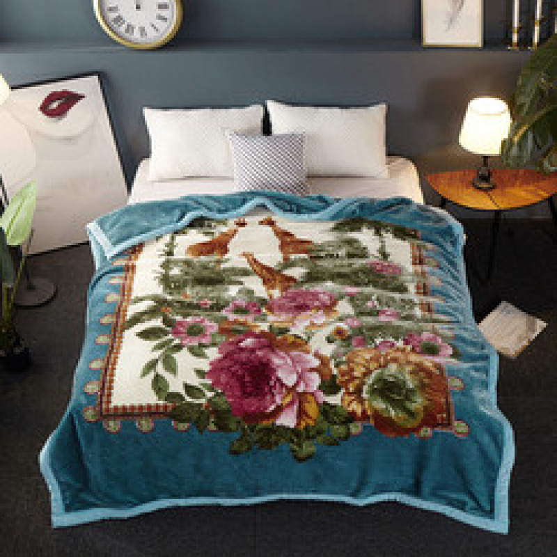 Cute Warm Blankets Winter Fluffy Nap Beds Sofa Blanket Flannel Throw Blanket/