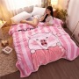 Cute Warm Blankets Winter Fluffy Nap Beds Sofa Blanket Flannel Throw Blanket/