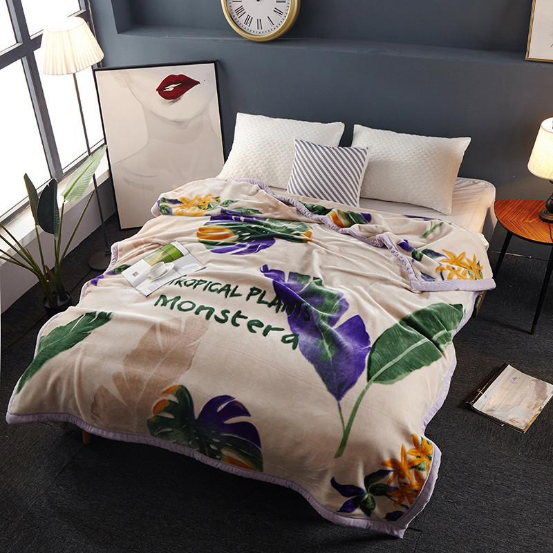 Cute Warm Blankets Winter Fluffy Nap Beds Sofa Blanket Flannel Throw Blanket/