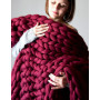 Handmade Chunky Knit Blanket Wool Bulky Knitted Throw gift, Throw Blankets for Couch Bed and Living Room - Fall Winter