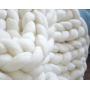 Handmade Chunky Knit Blanket Wool Bulky Knitted Throw gift, Throw Blankets for Couch Bed and Living Room - Fall Winter