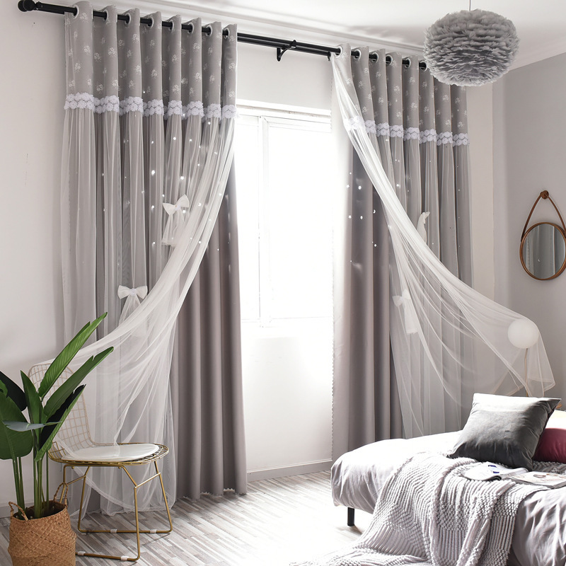 Amazon Top Seller 2019 Korean Lace Curtain,Products Supply Tissue Blackout Cortinas Precios#