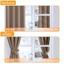 Superior leaves blackout curtain set of 2 amazon hot selling hotel quality blackout curtain 100% blackout recombination curtain