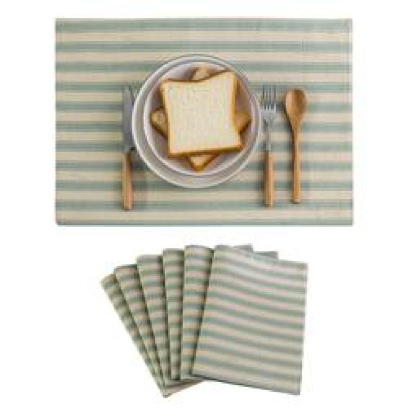 Buffalo Plaid Checker Placemats Set of 6,  Farmhouse Place Mats for Kitchen Table, 13 x 19 inches#