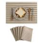 Buffalo Plaid Checker Placemats Set of 6,  Farmhouse Place Mats for Kitchen Table, 13 x 19 inches#