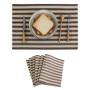 Buffalo Plaid Checker Placemats Set of 6,  Farmhouse Place Mats for Kitchen Table, 13 x 19 inches#