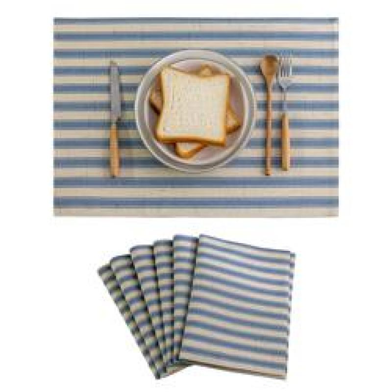 Buffalo Plaid Checker Placemats Set of 6,  Farmhouse Place Mats for Kitchen Table, 13 x 19 inches#