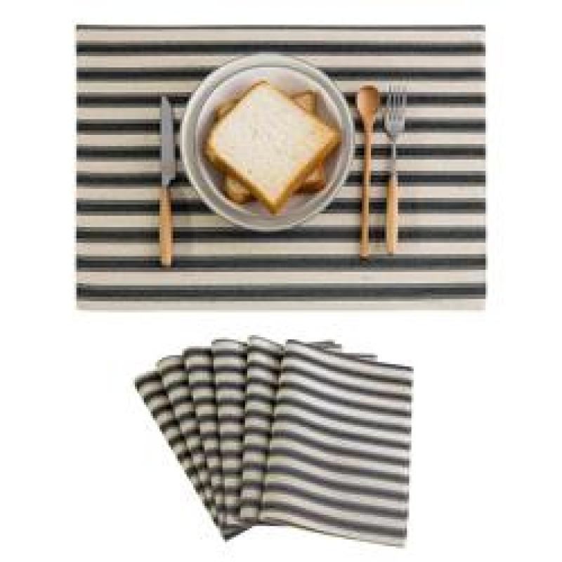 Buffalo Plaid Checker Placemats Set of 6,  Farmhouse Place Mats for Kitchen Table, 13 x 19 inches#