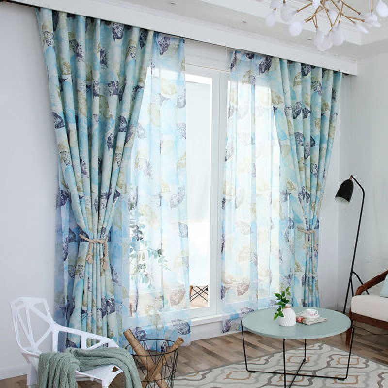 China Import Items Decor Living Room Sets Curtain And Drapes, Latest Curtain Fashion Designs Door Curtains Printed Landscape*