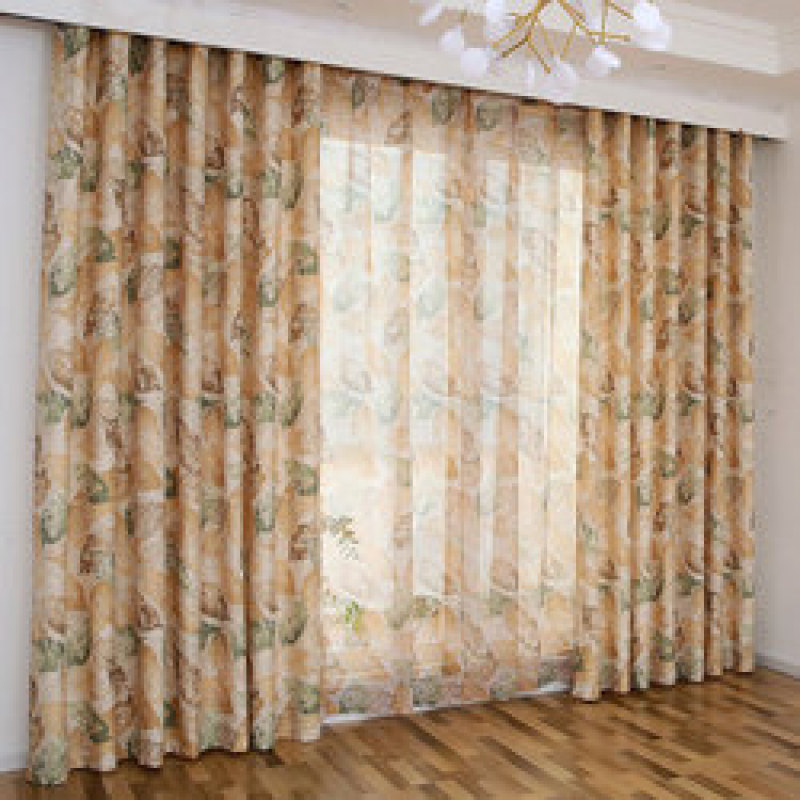 China Import Items Decor Living Room Sets Curtain And Drapes, Latest Curtain Fashion Designs Door Curtains Printed Landscape*