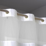 Hookless Shower Curtain With Snap In Liner,Cheep White Shower Curtain/