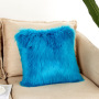 Home Decorative Super Soft Plush Mongolian Faux Fur Throw Pillow Cover, Fur Cushion Case#