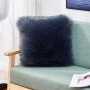 Home Decorative Super Soft Plush Mongolian Faux Fur Throw Pillow Cover, Fur Cushion Case#