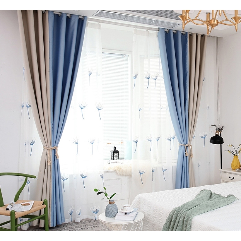 2021 Hot selling Blackout Curtains Window For Living Room,Thick Curtain For Bedroom High Shading Curtain For The Living Room/