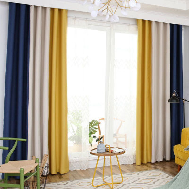 2021 Hot selling Blackout Curtains Window For Living Room,Thick Curtain For Bedroom High Shading Curtain For The Living Room/