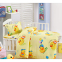 100% Cotton Nursery School Cute Bedding Set Baby Bedsheet, 3 Piece Suit Cartoon Bedding Sets/