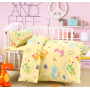 100% Cotton Nursery School Cute Bedding Set Baby Bedsheet, 3 Piece Suit Cartoon Bedding Sets/