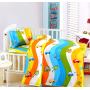 100% Cotton Nursery School Cute Bedding Set Baby Bedsheet, 3 Piece Suit Cartoon Bedding Sets/