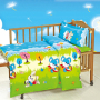 100% Cotton Nursery School Cute Bedding Set Baby Bedsheet, 3 Piece Suit Cartoon Bedding Sets/