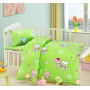 100% Cotton Nursery School Cute Bedding Set Baby Bedsheet, 3 Piece Suit Cartoon Bedding Sets/