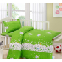 100% Cotton Nursery School Cute Bedding Set Baby Bedsheet, 3 Piece Suit Cartoon Bedding Sets/