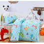 100% Cotton Nursery School Cute Bedding Set Baby Bedsheet, 3 Piece Suit Cartoon Bedding Sets/