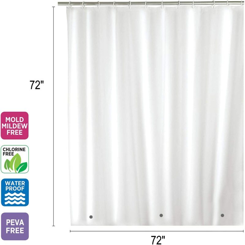 Waterproof Shower Curtain PEVA Thicken Bathroom Screens With Hook Mildew Proof Durable Frosted Curtains Home Living Room Decor