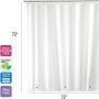 Waterproof Shower Curtain PEVA Thicken Bathroom Screens With Hook Mildew Proof Durable Frosted Curtains Home Living Room Decor