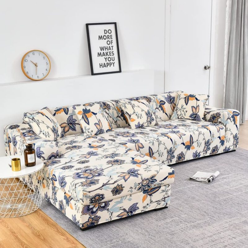 Wholesale Floral Printing  1/2/3/4 Seats Sofa Cover, Factory Sofa Slipcover Reversible$