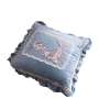 Solid Color Embroidery Lace Cushion Cover, European Style Cushion Cover /