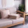 Solid Color Embroidery Lace Cushion Cover, European Style Cushion Cover /