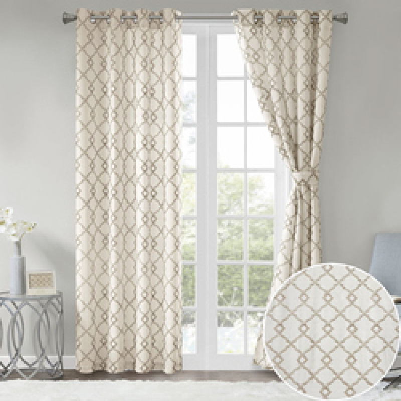 2019 Cotton Royal Home Curtain, Wholesale Goods Club Room Embroidery Curtains