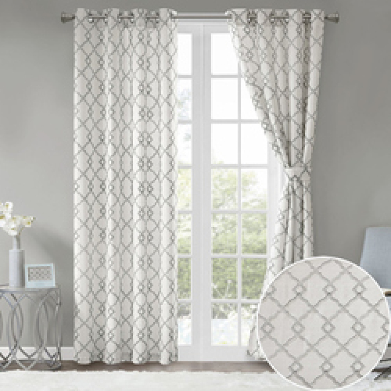 2019 Cotton Royal Home Curtain, Wholesale Goods Club Room Embroidery Curtains