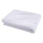 Supersoft Solid White Lounger Leisure Portable Chair Cover, Microfiber Beach Chair Cover With Pockets for Summer/