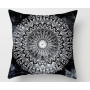 Simple Cushion Cover / Printed Cushion Cover, Modern Ethnic Style Mandala Velvet CAR Chair Handmade Square Seat Velvet Fabric