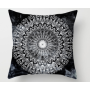 Simple Cushion Cover / Printed Cushion Cover, Modern Ethnic Style Mandala Velvet CAR Chair Handmade Square Seat Velvet Fabric