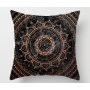 Simple Cushion Cover / Printed Cushion Cover, Modern Ethnic Style Mandala Velvet CAR Chair Handmade Square Seat Velvet Fabric