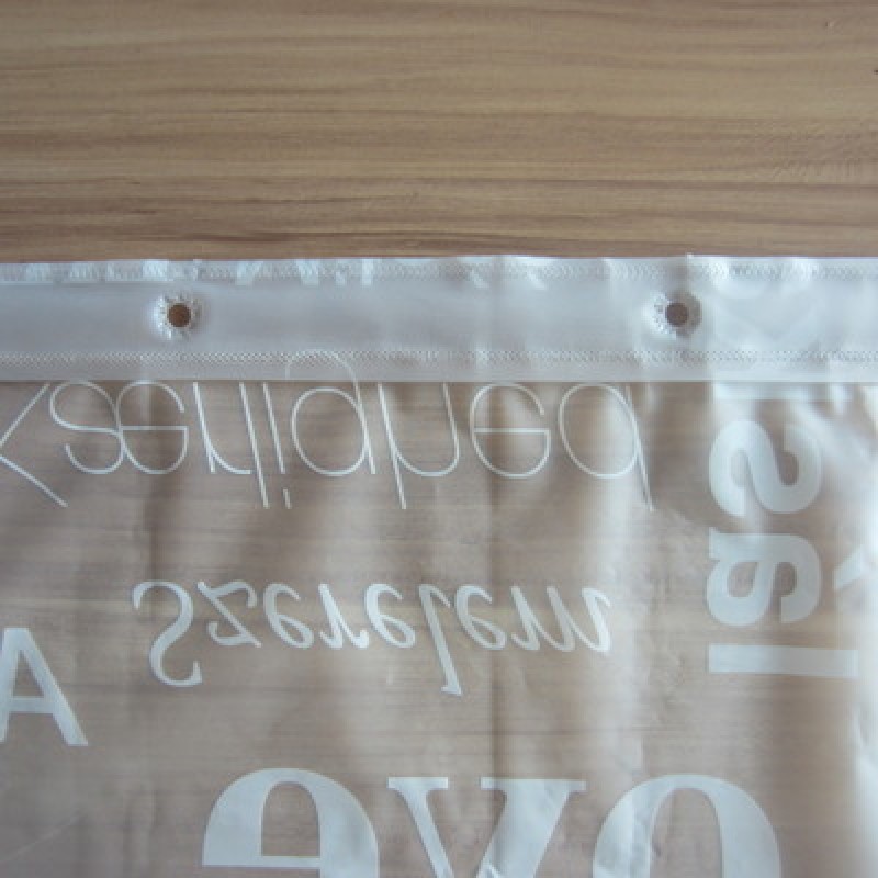 Thick Waterproof And Mildewproof 3d Water Cube Eva Transparent Shower Curtain Letter Pattern For Bathroom