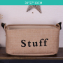 Manufacturers Direct Sales New Products Spot Linen Storage Box, Storage Box Thickened Storage Basket
