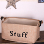 Manufacturers Direct Sales New Products Spot Linen Storage Box, Storage Box Thickened Storage Basket