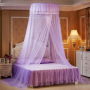 Hot selling luxury product dome encryption heightening bed curtain, high-end top lace princess bed curtain/