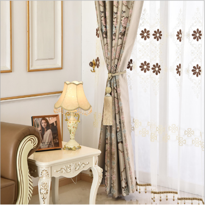 Products supply silk effect gordijnen, Products supply luxury curtains windows curtains&