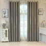 Modern simple jacquard Curtain, Flannel Blackout Curtain /