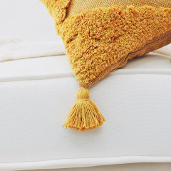 Moroccan Style Cushion Cover Tuft Tassels Handmade Neutral Decoration Pillow Cover For Sofa Bed Boho Decor Cushion Cover