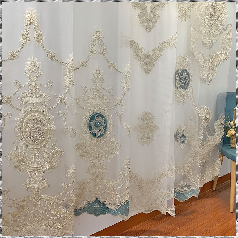 Latest Curtain Designs 2020, Curtains Embroidered Tulle, Floral Curtains/